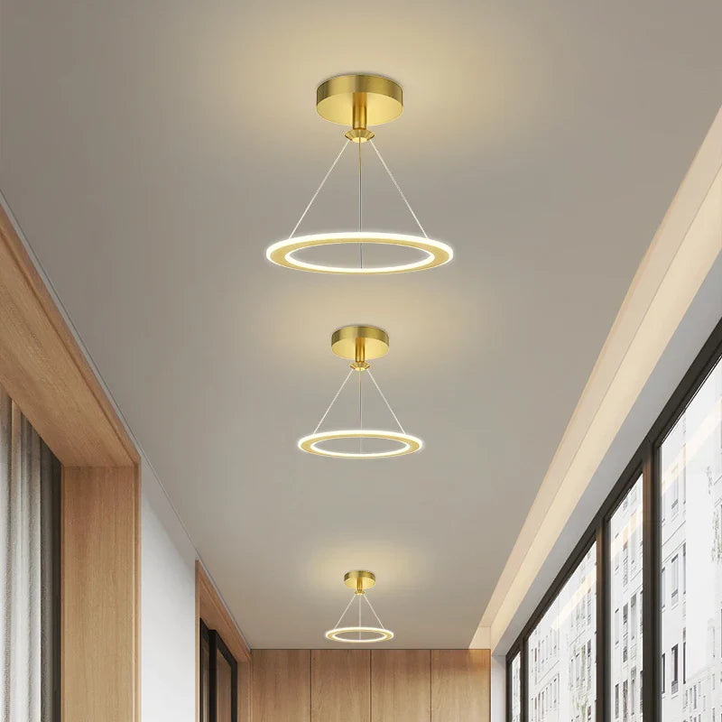 Simple modern Nordic chandelier for balcony and entryway
