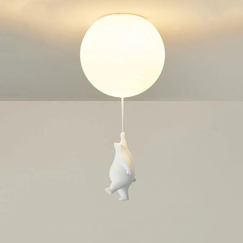 Fateh – Modern Resin and Acrylic Balloon Pendant / Ceiling Light for Bedroom