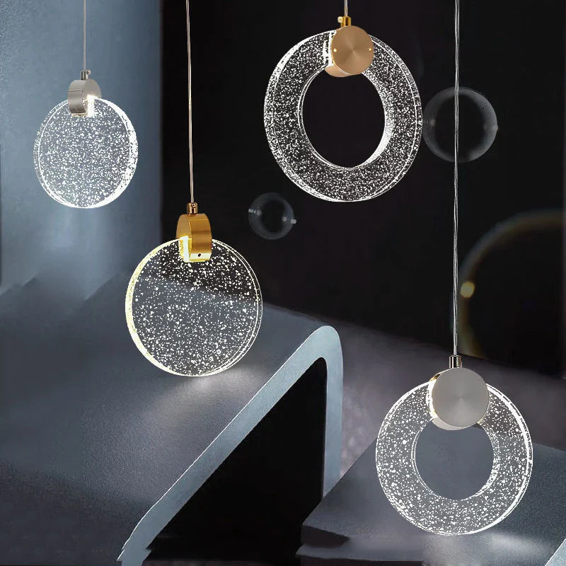 Modern transparent crystal chandelier design