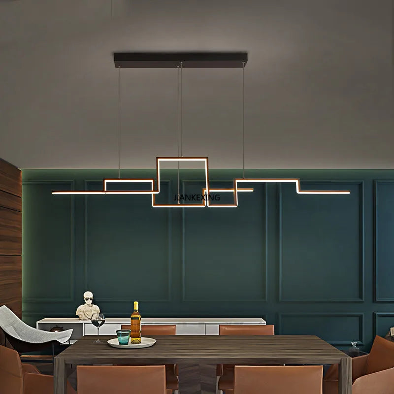 Bright elegant contemporary LED chandelier
