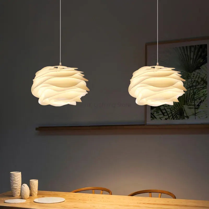 Elegant Danish design suspended chandelier