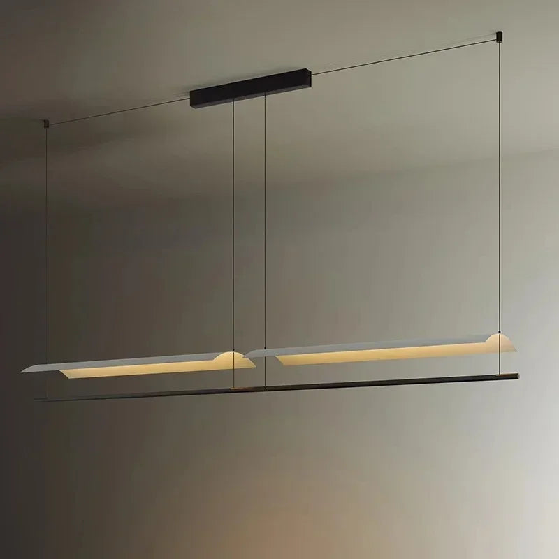 Nordic modern pendant light design long and simple