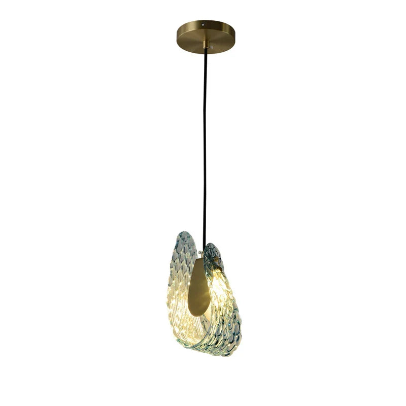 Art Deco copper chandelier for elegant lighting