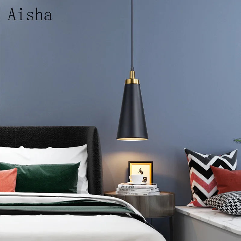 minimalist single-head chandelier for modern decor