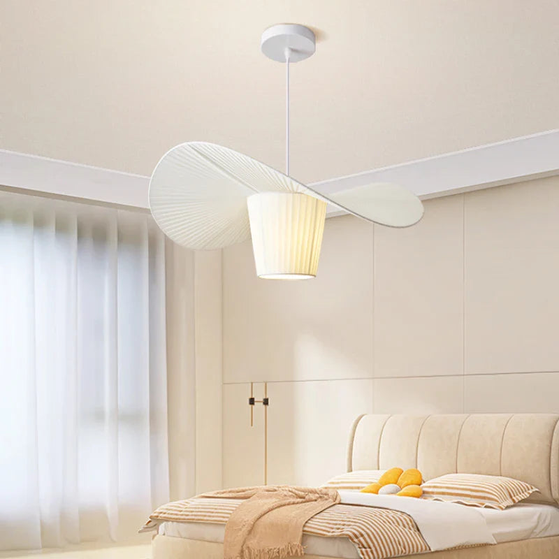 Minimalist modern fabric chandelier for interior decoration