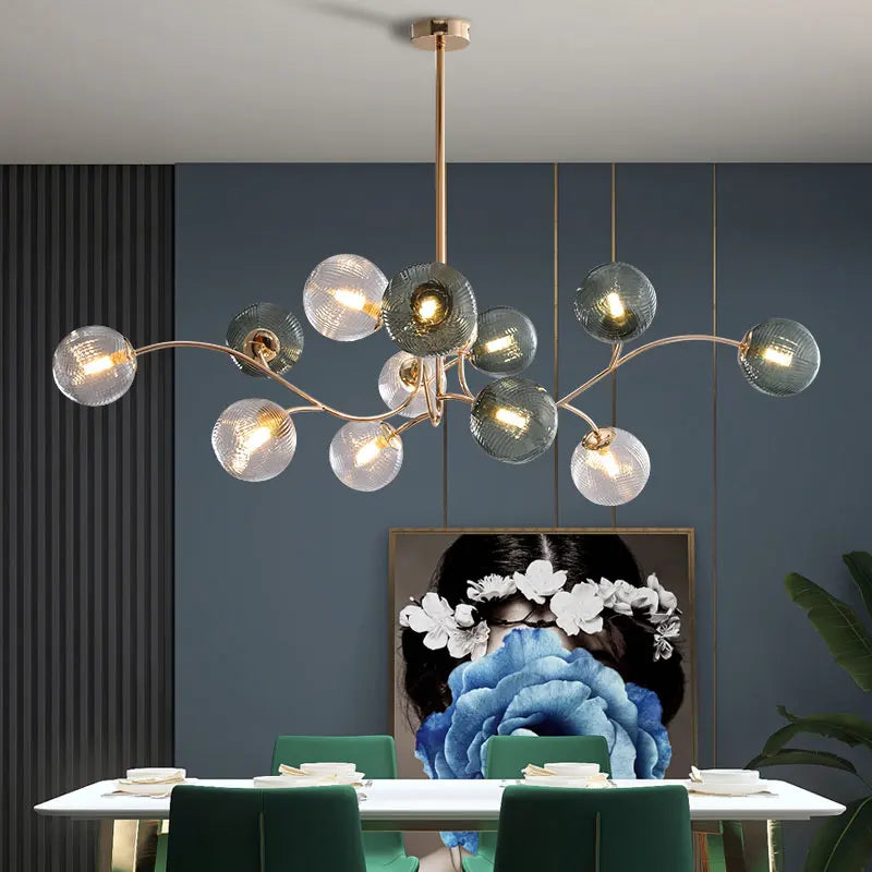 Nordic crystal glass chandelier