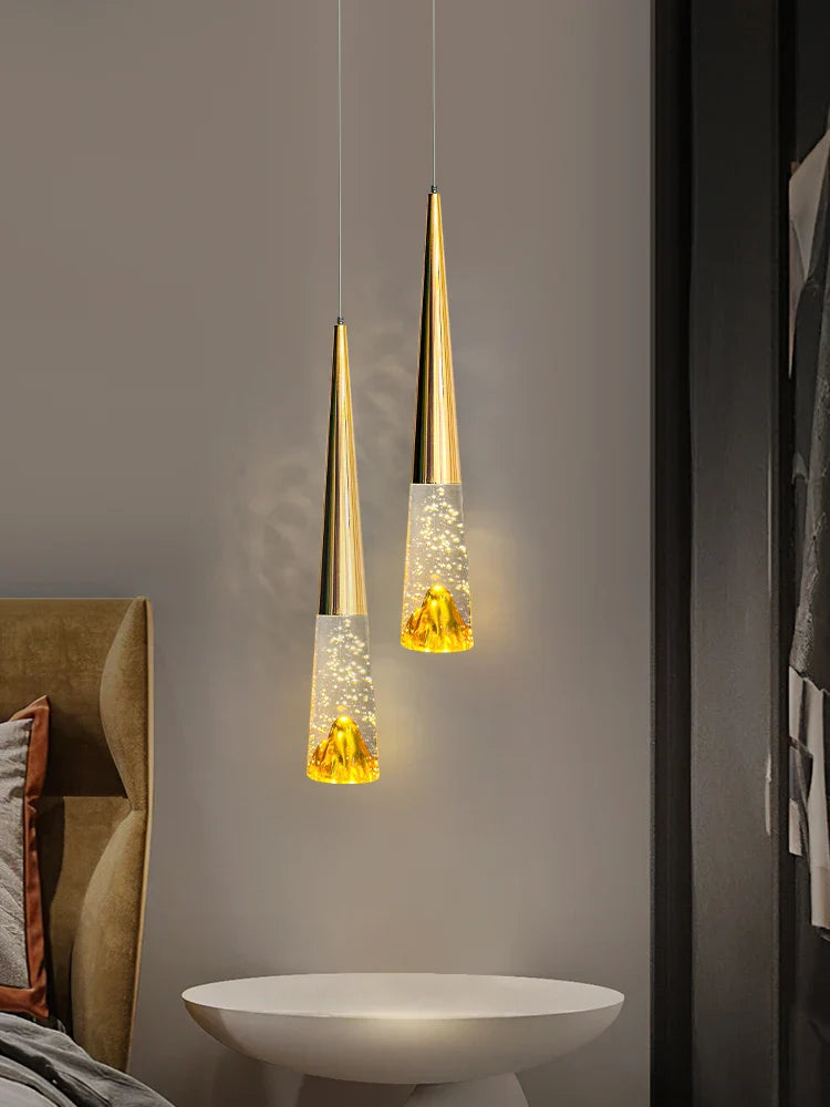 Crystal bubble chandelier for Nordic luxury lighting