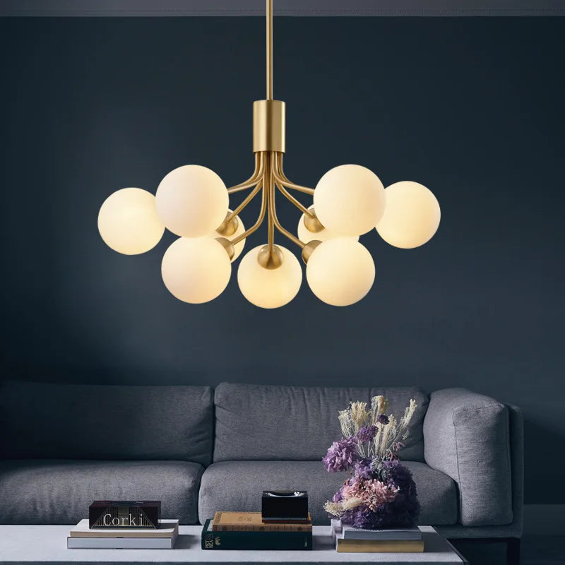 Magic Bean Glass Chandelier Modern Romantic Lighting