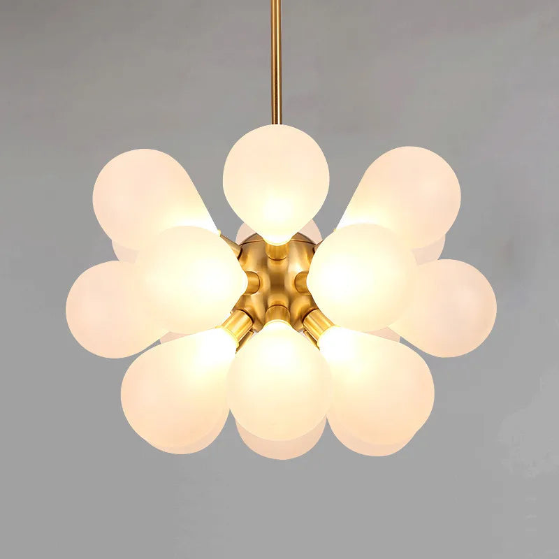 Nordic glass ball LED home decor pendant light
