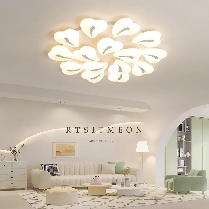 Modern Minimalist LED Crystal Chandelier
