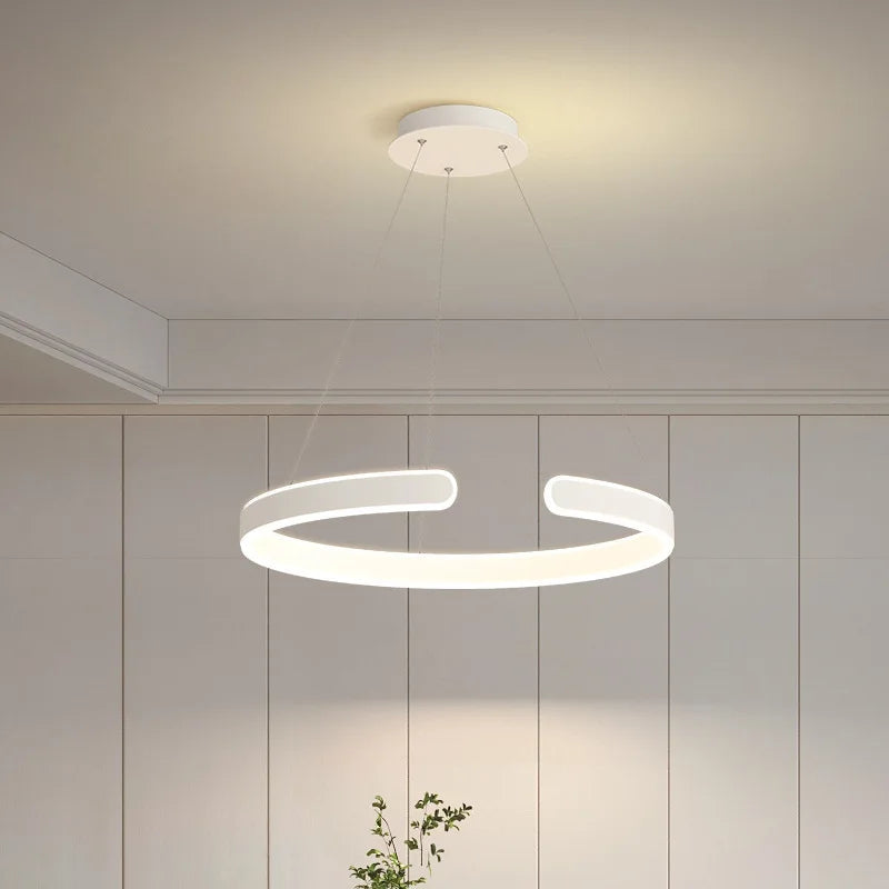 Modern Scandinavian chandelier for elegant interior lighting