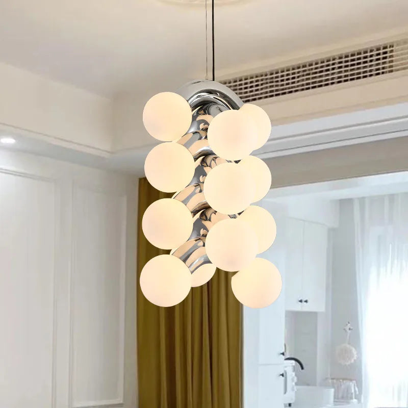Creative Retro Minimalist Grape Style Chandelier for Interiors