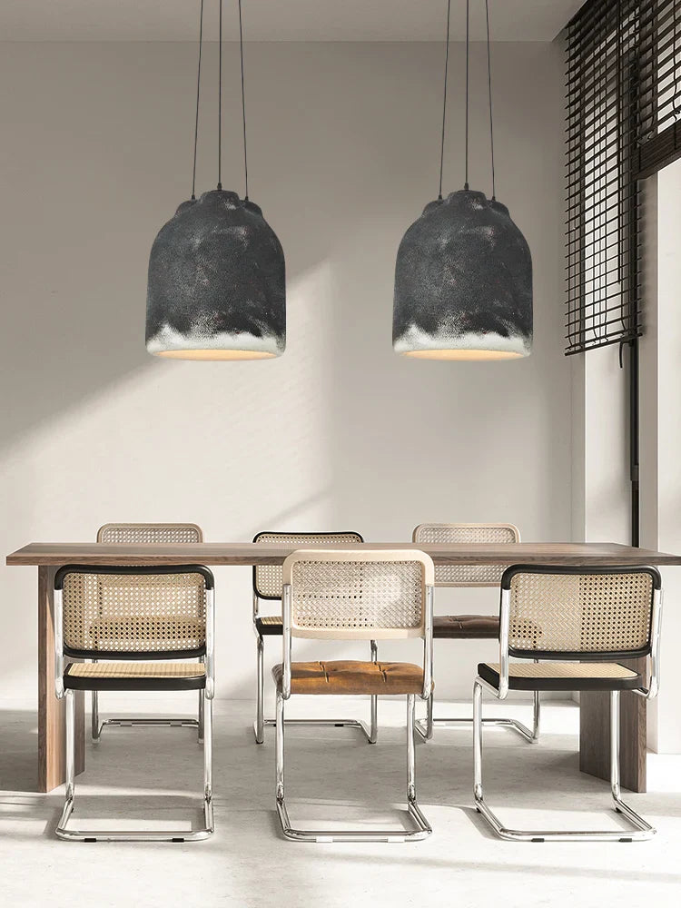 Minimalist Wabi Sabi LED Chandelier
