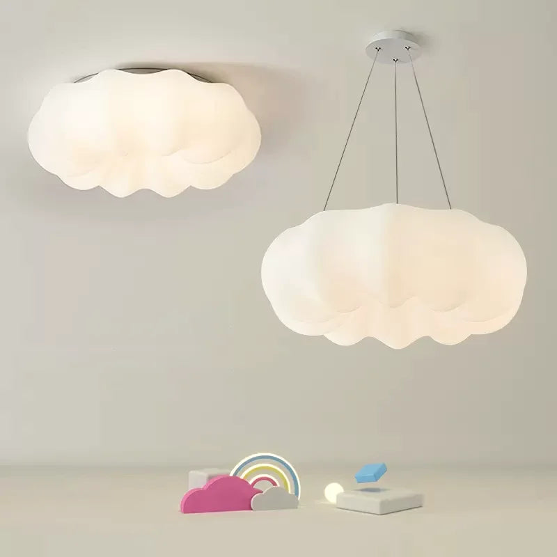Modern cloud-shaped chandelier for home decor