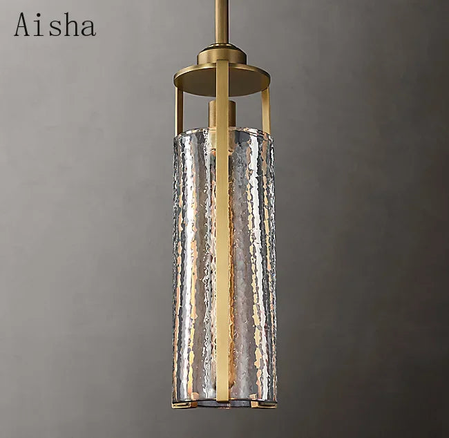 Nordic glass industrial style chandelier for interior decoration