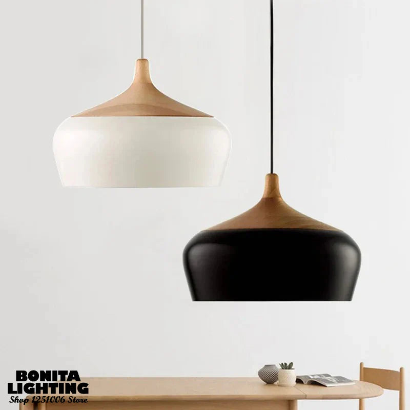 Nordic design wooden chandelier for modern lighting
