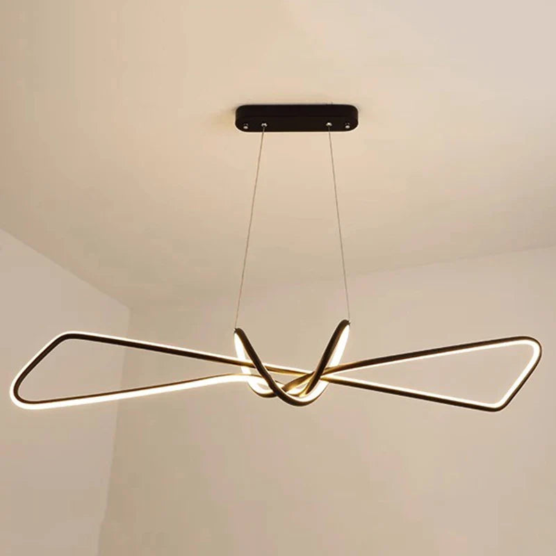 Modern LED chandelier for indoor suspended lighting
