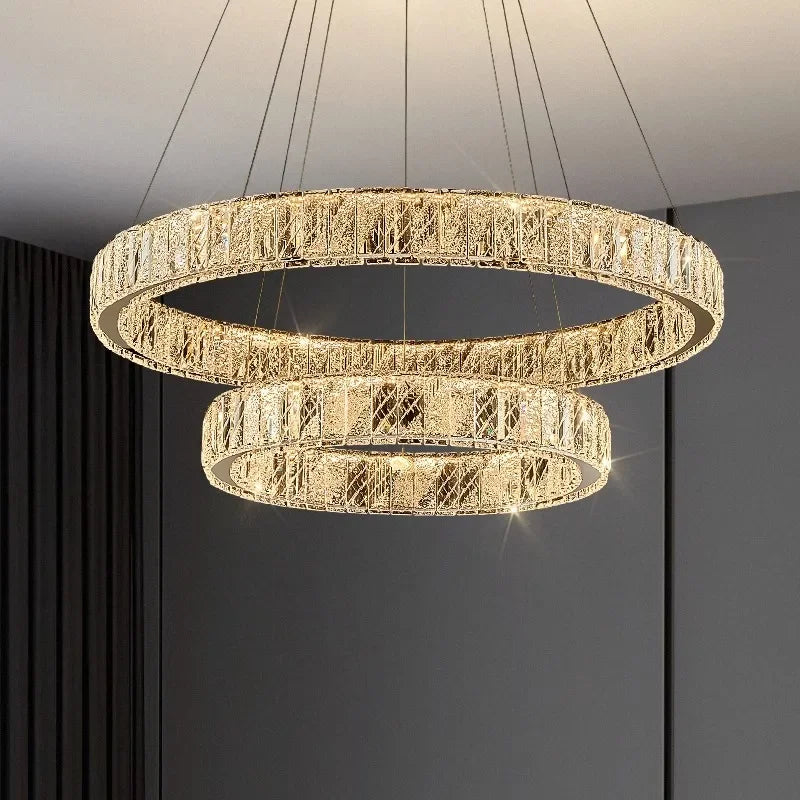 modern crystal chandelier for elegant lighting