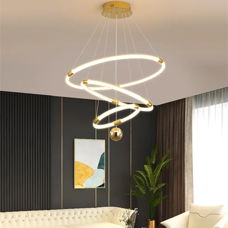 Designer LED chandelier, elegant innovation
