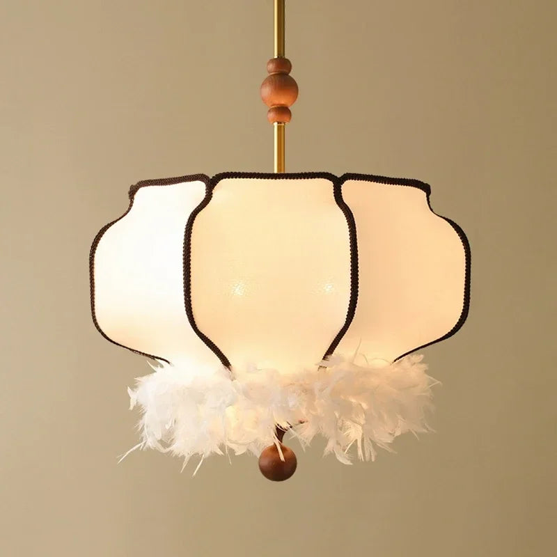 Elegant handcrafted vintage pendant light