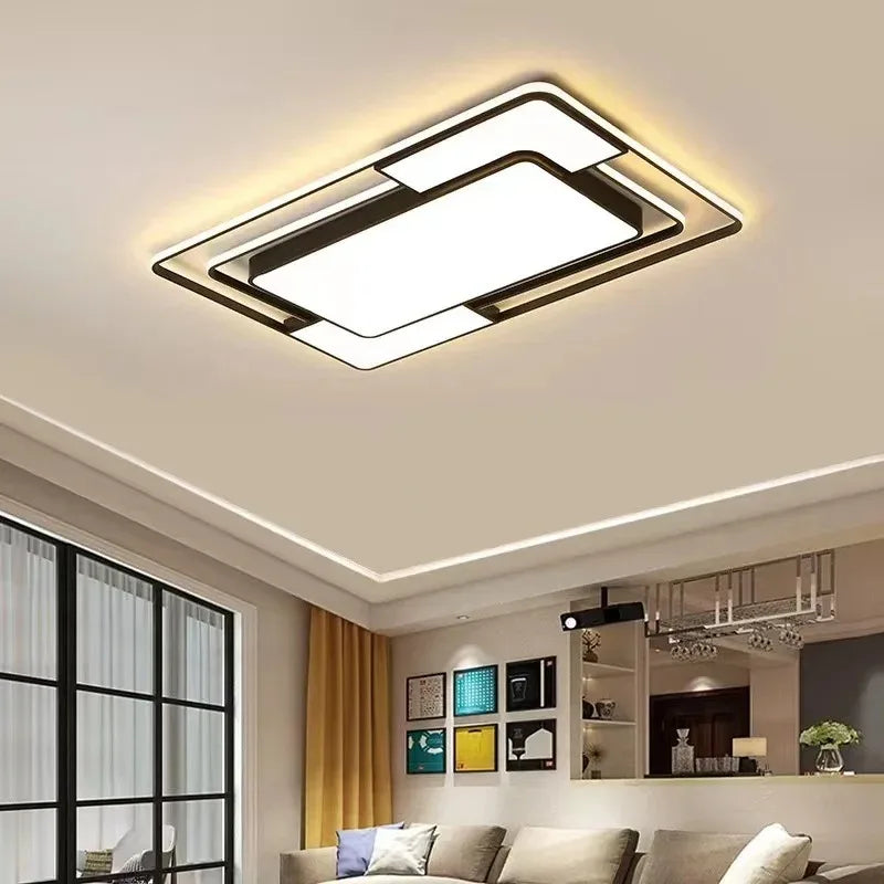Elegant modern contemporary square chandelier