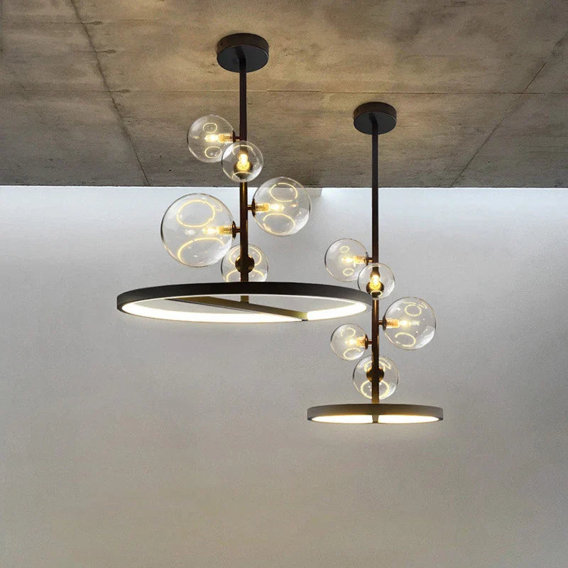 Modern contemporary bright chandelier