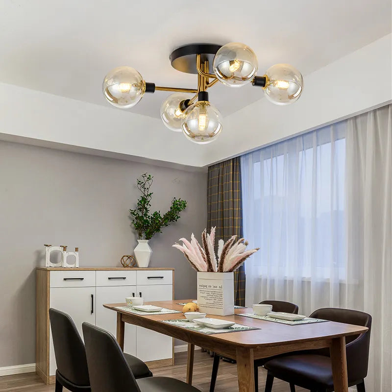 Elegant Glass LED Chandelier