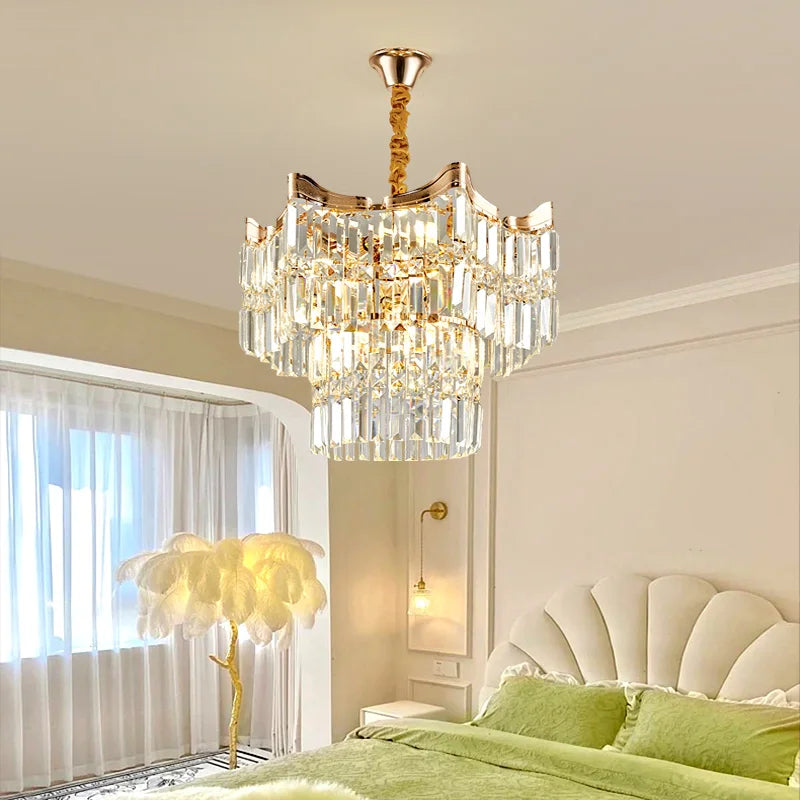 Elegant Modern Crystal Chandelier