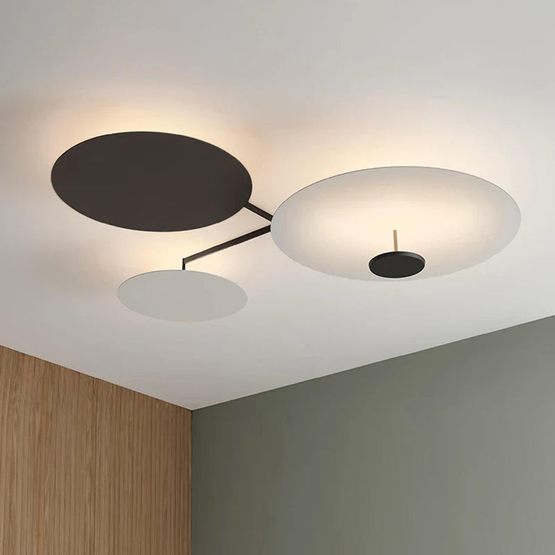 Modern chandelier lighting interior space