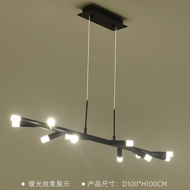 Modern LED chandelier for Nordic interior decoration