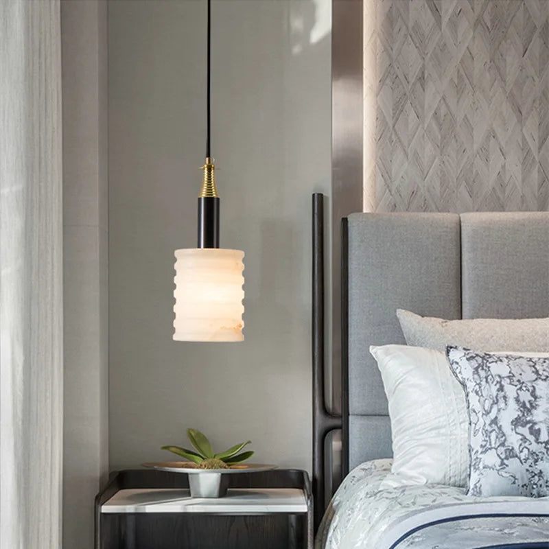 Modern minimalist style Chinese marble chandelier for restaurant and bar
