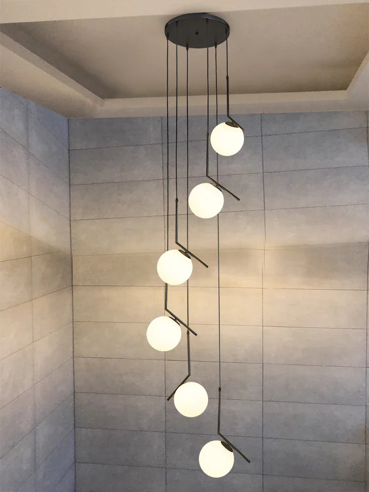 Elegant Scandinavian Ball Pendant Lamp