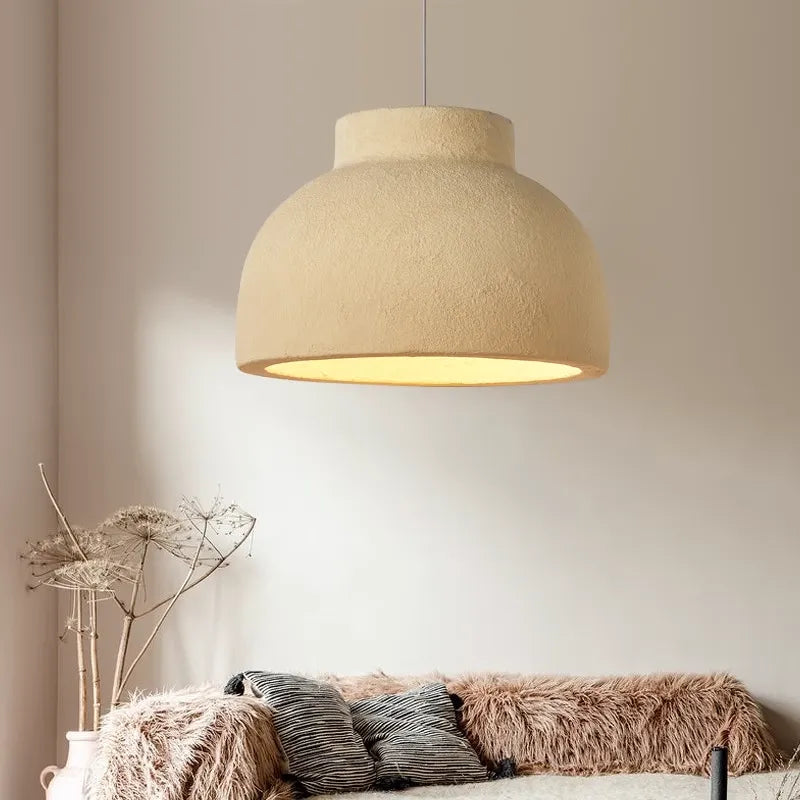 Wabi Sabi Suspension Dining Room LED Japanese Bedroom Creative Table Bar Study Design Chandelier