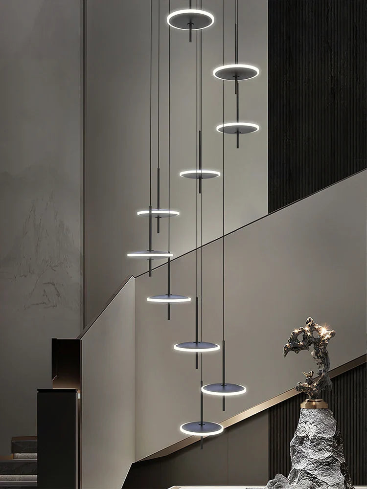 Creative gold acrylic LED Nordic pendant light
