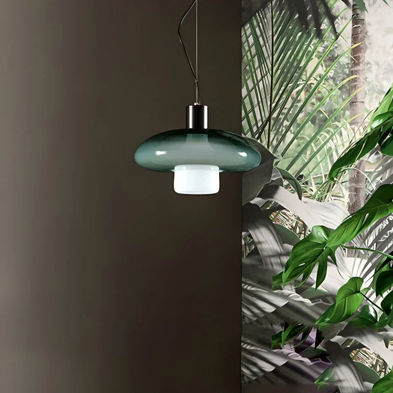 Elegant Contemporary Glass Light Fixture