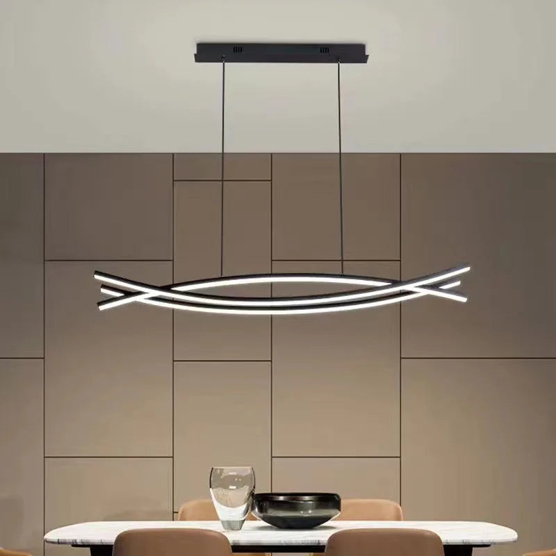 Adjustable aluminum LED pendant light