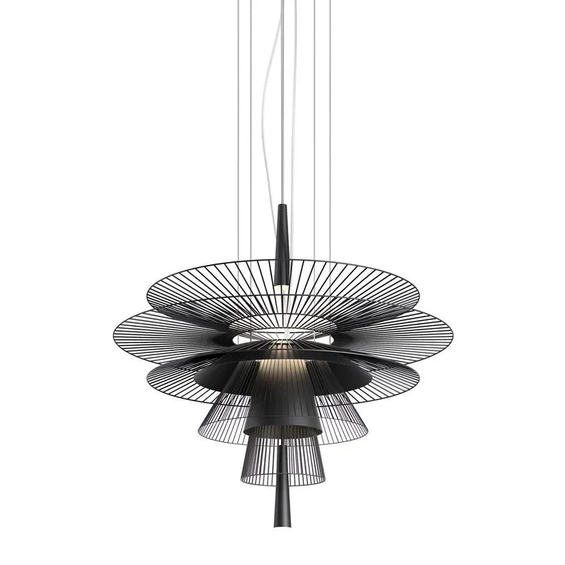 Sandyha LED luxury chandelier metal decorative hanging lamp