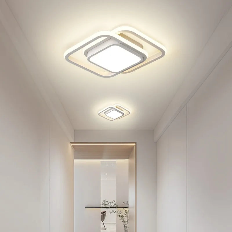 LumièreClair – Modern LED Ceiling Light for Hallways and Entrances