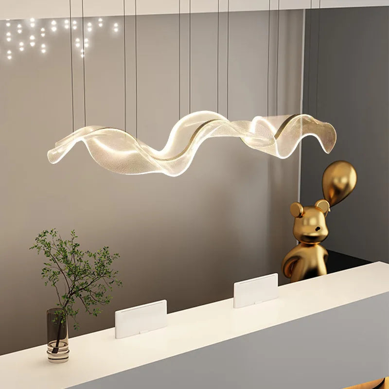 Bright elegant contemporary LED chandelier