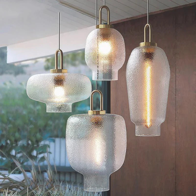 luxurious minimalist glass chandelier for modern decor