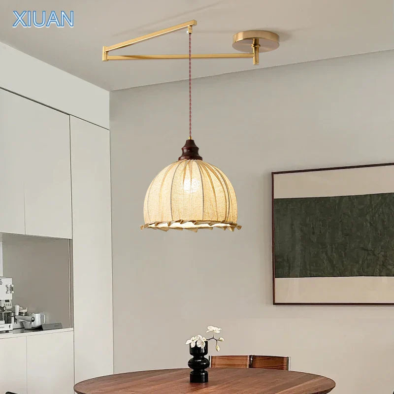 Elegant Wabi-Sabi Vintage Artisanal Chandelier