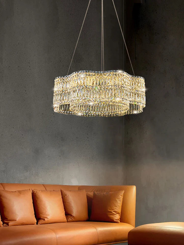 Modern Crystal Chandelier for Elegant Interior Lighting