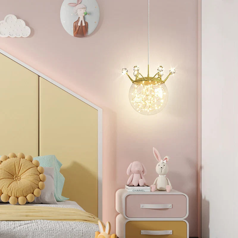 Modern minimalist Nordic LED moon chandelier home decor