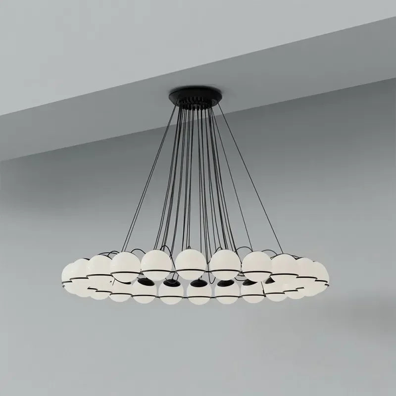 Creative Modern Glass Chandelier for Decorative Indoor Lighting