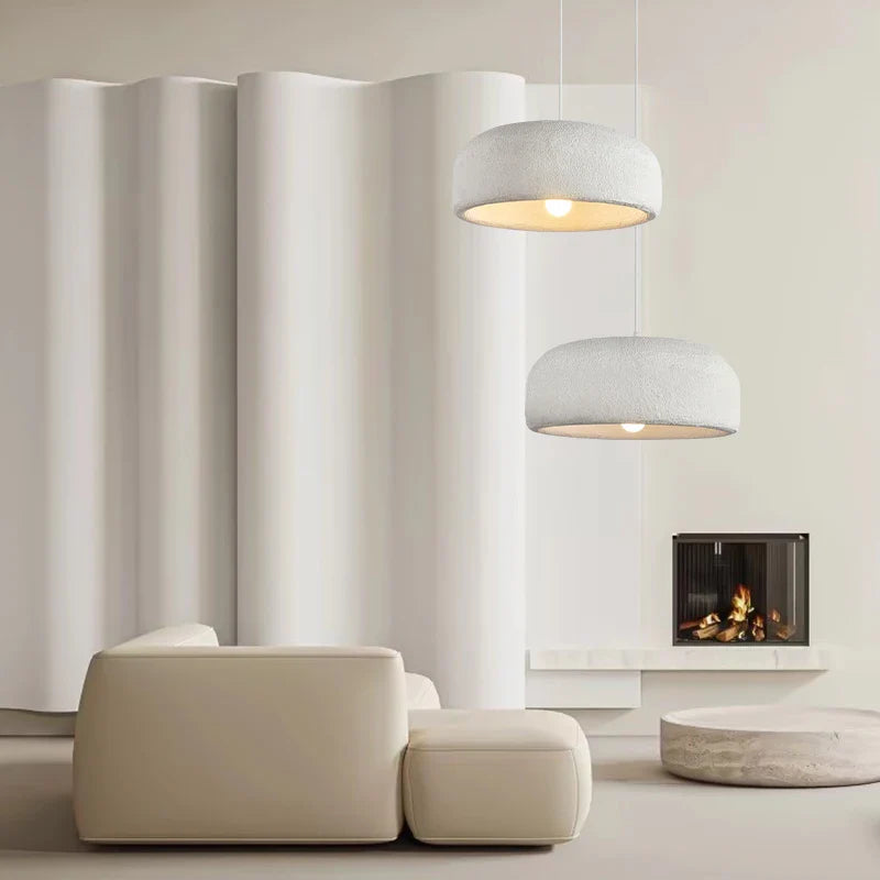 Modern minimalist Nordic Wabi Sabi LED chandelier for bars and restaurants
