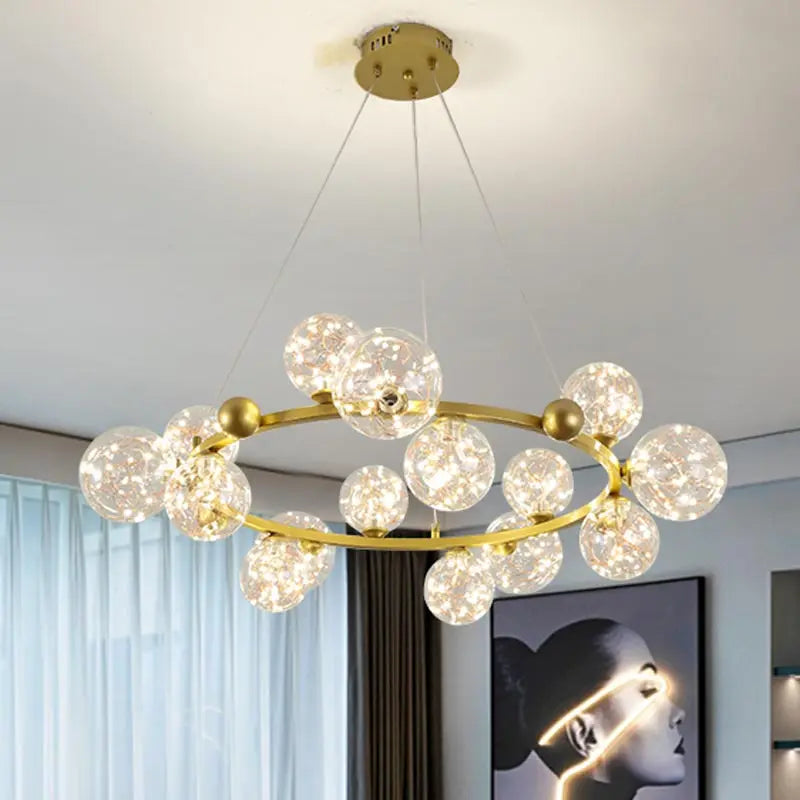 Scandinavian Elegance: Modern LED Chandelier