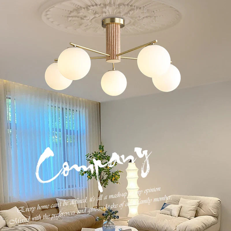 Japanese retro medieval style copper chandelier for elegant interiors