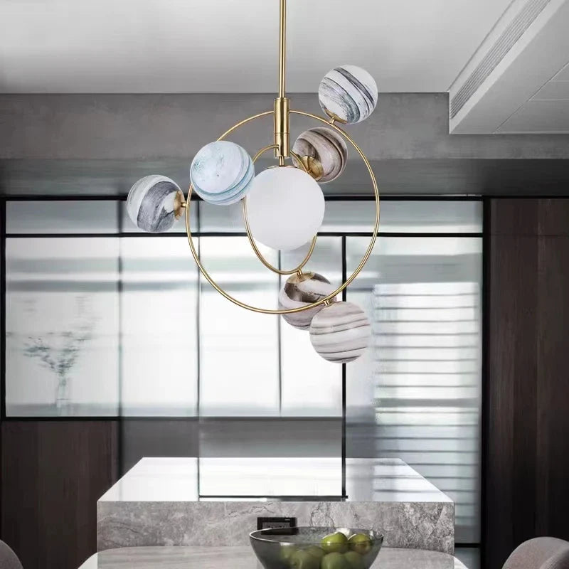 Artistic LED chandelier for modern interior decoration