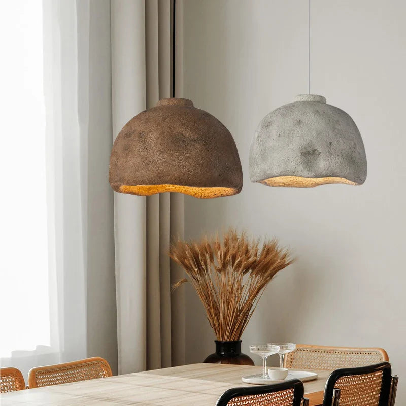 Nordic wabi-sabi wind LED pendant lights chandelier Restaurant Bar Loft dining room home decor bedroom bedside suspension light fixture
