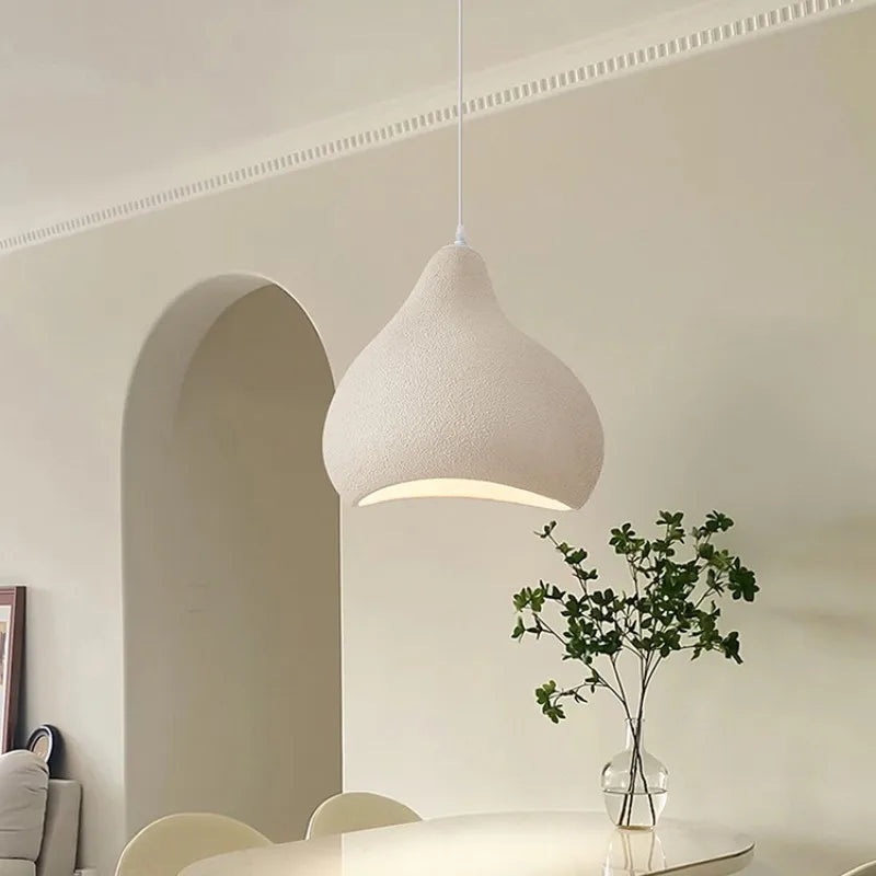 minimalist wabi sabi Nordic LED suspended droplight
